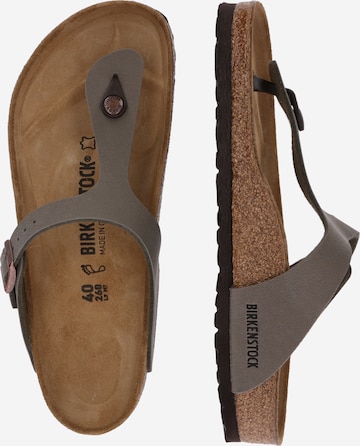 BIRKENSTOCK Teenslipper 'Gizeh' in Grijs: zijkant