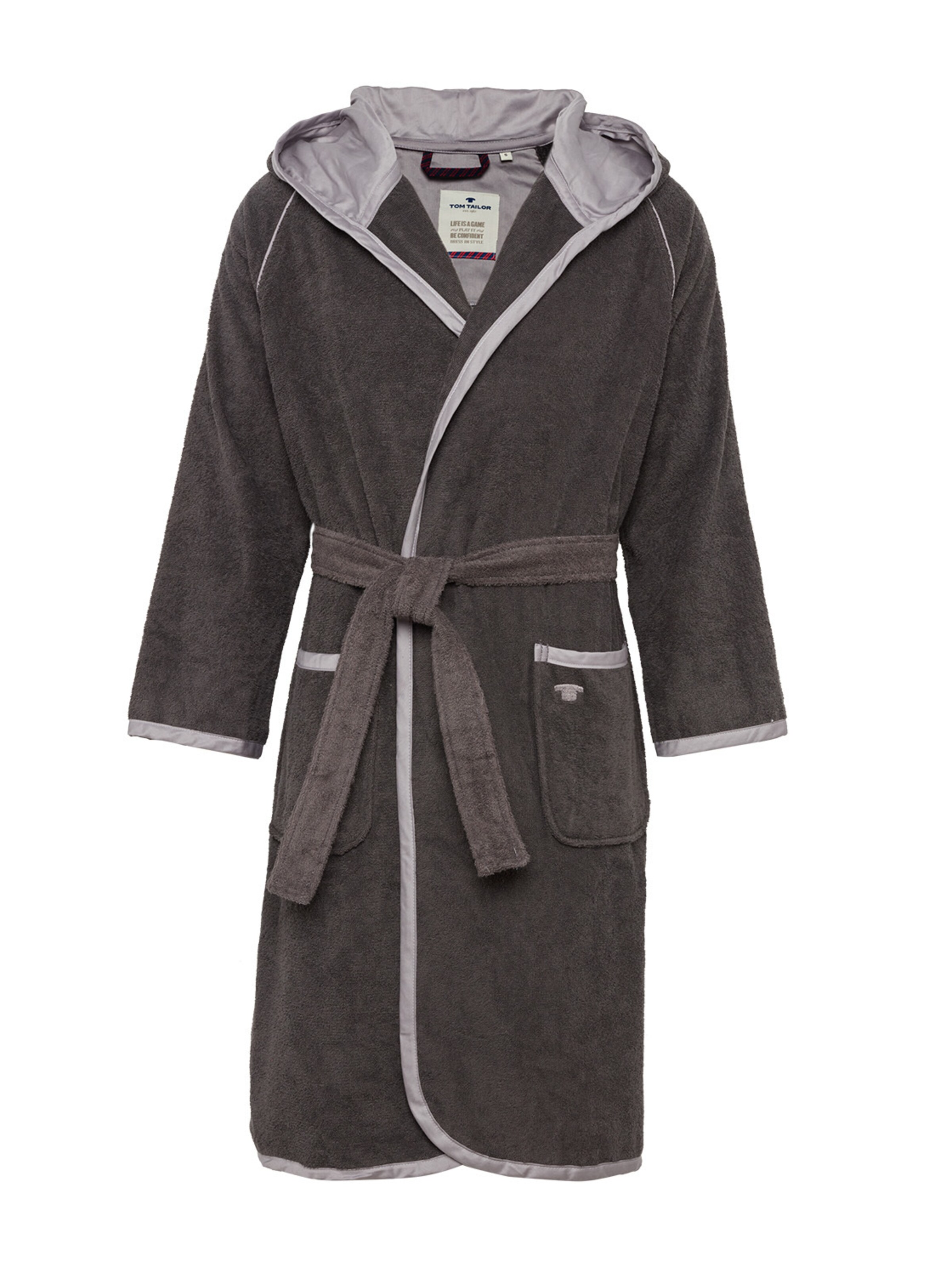 TOM TAILOR - Bademantel in grau