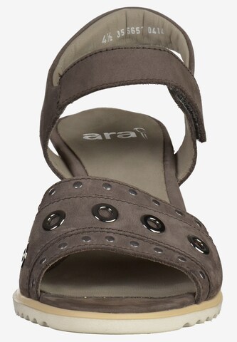 ARA Strap Sandals in Grey