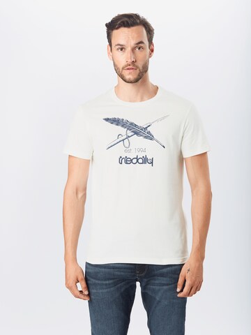 Iriedaily T-shirt i vit: framsida