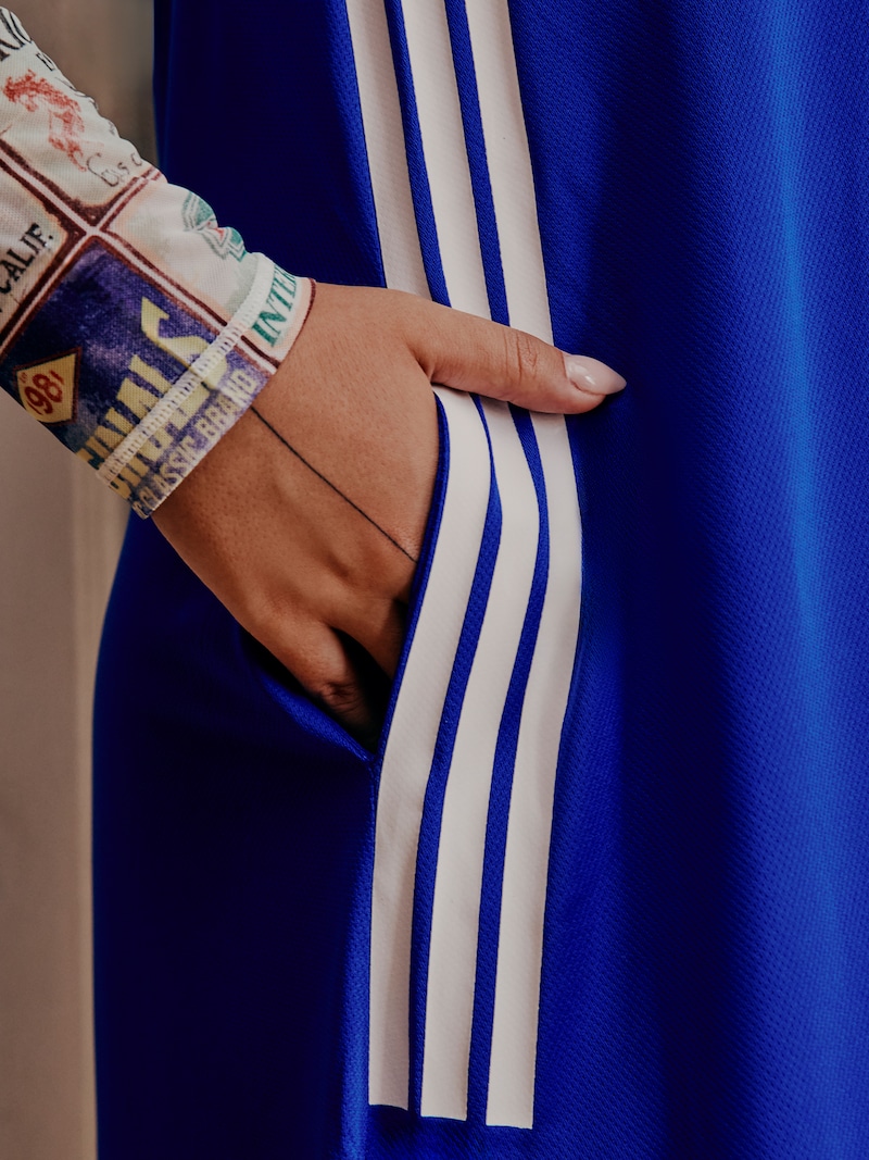 adidas maxi dress blue The Sabrina Jacket in Admiral Blue Admiral Blue / M