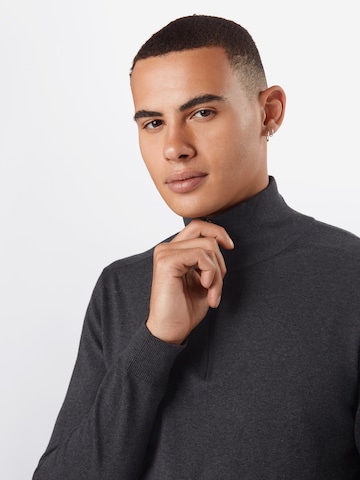 SELECTED HOMME Regular fit Пуловер 'Berg' в черно