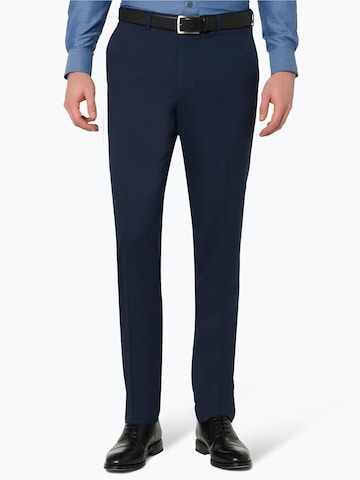 Finshley & Harding Slimfit Hose in Blau: predná strana