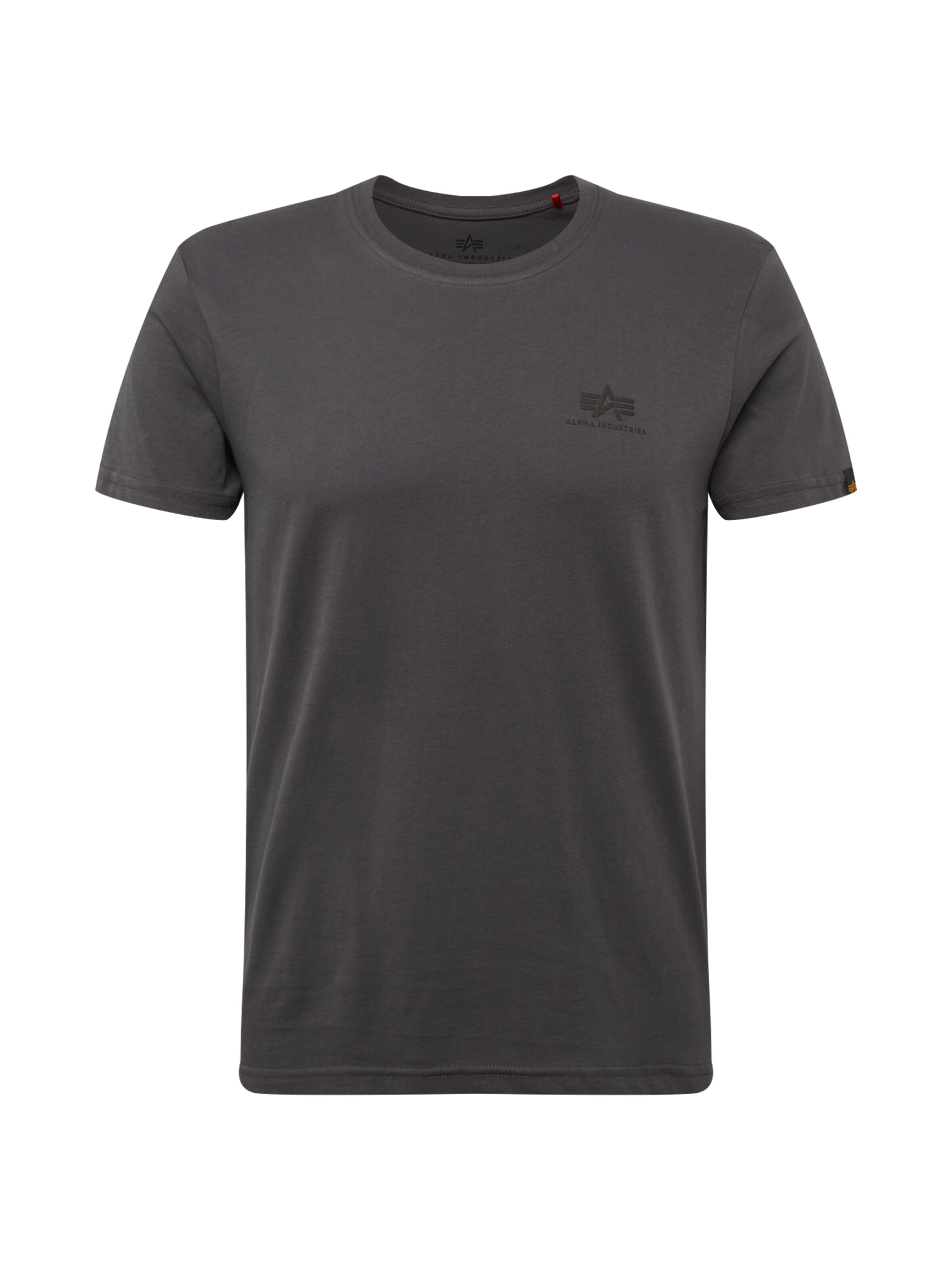 ALPHA INDUSTRIES Μπλουζάκι σε γκρι: μπροστά