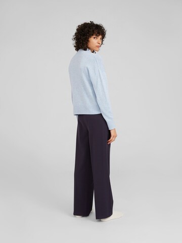 Wide Leg Pantalon à plis 'Camille' EDITED en bleu : derrière