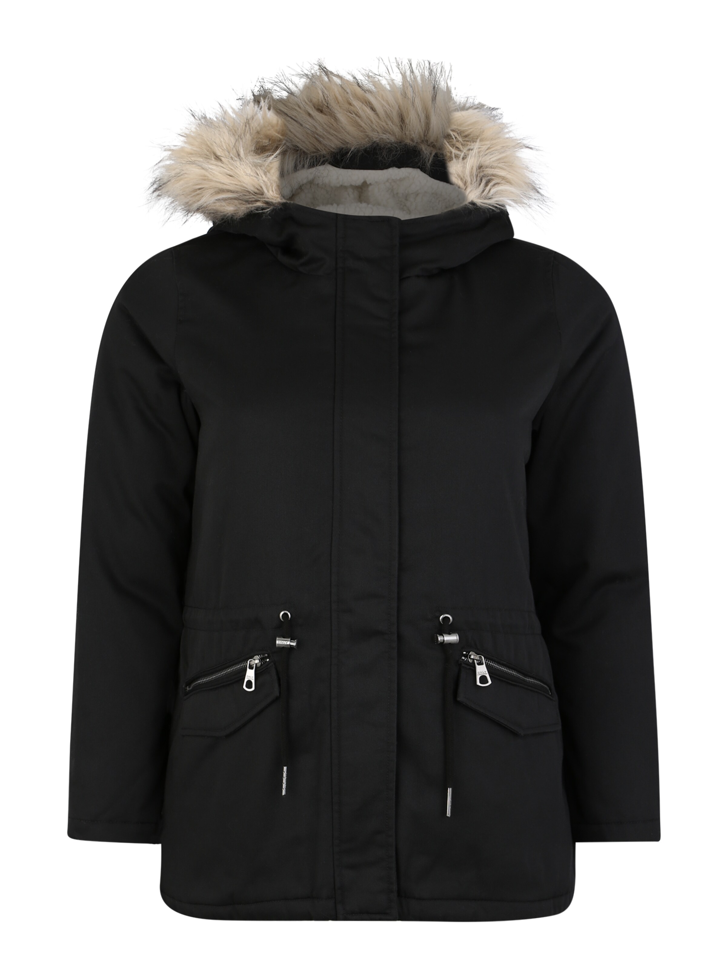 ONLY Carmakoma - Tussenparka in de kleur Zwart