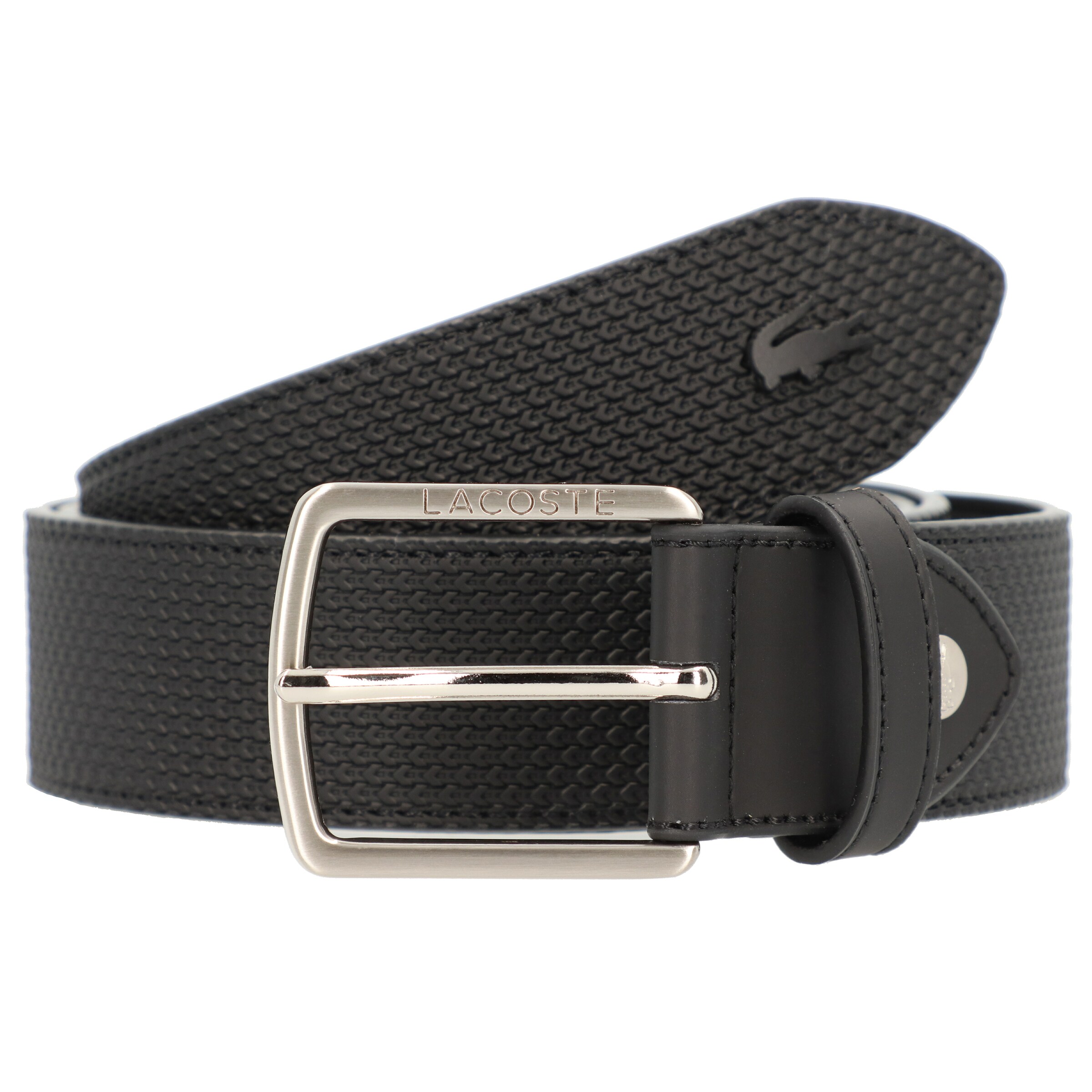 LACOSTE - Riem in de kleur Zwart