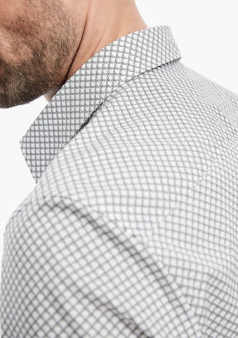 s.Oliver BLACK LABEL Regular fit Button Up Shirt in White