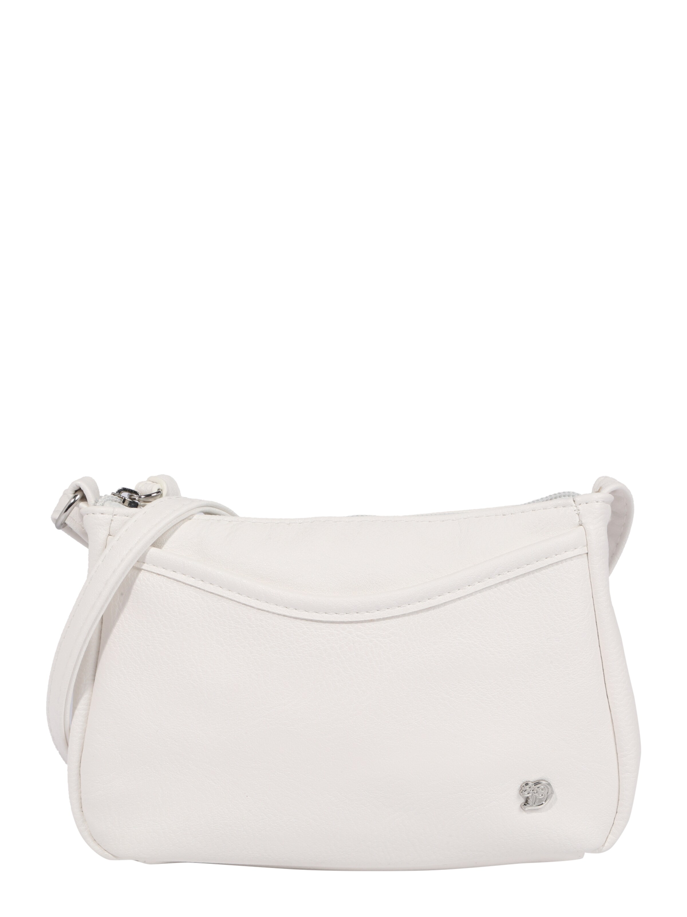 TOM TAILOR DENIM Axelremsväska 'Cilia' i vit: framsida