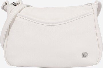 TOM TAILOR DENIM Crossbody Bag 'Cilia' in White: front