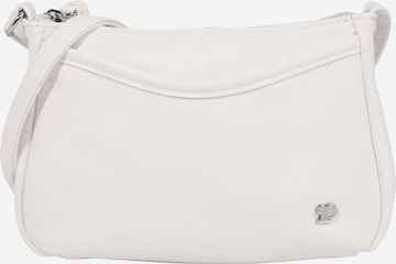 TOM TAILOR DENIM Crossbody Bag 'Cilia' in White: front