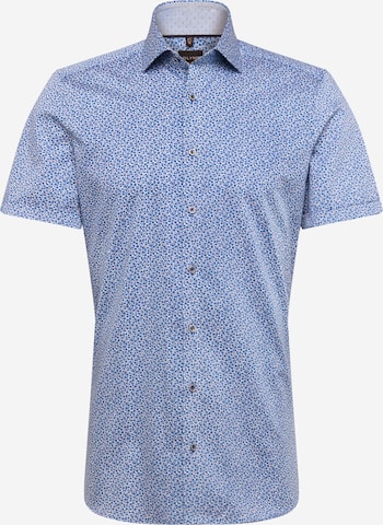 Coupe slim Chemise OLYMP en bleu : devant