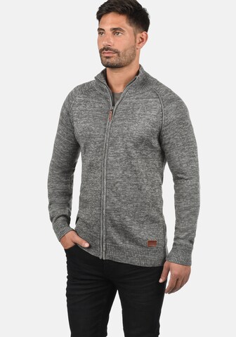 BLEND Knit Cardigan 'Daniri' in Grey: front