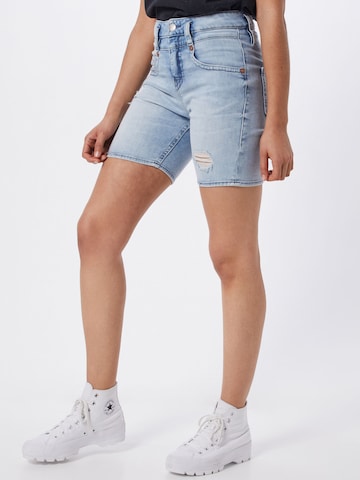 Herrlicher Slimfit Jeansshorts 'Pitch' in Blau: predná strana