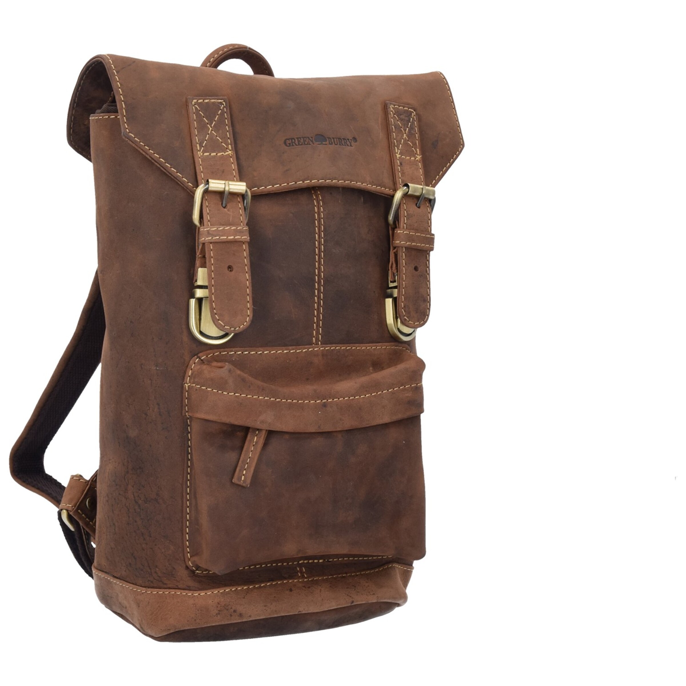 GREENBURRY Backpack 'Vintage' in Brown