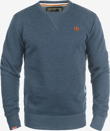 !Solid Sweatshirt 'Benn O-Neck' in Blue: front