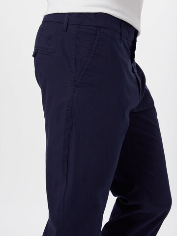 Regular Pantaloni eleganți 'Birch' de la KnowledgeCotton Apparel pe albastru
