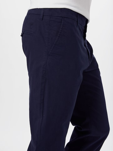 KnowledgeCotton Apparel Regular Chino 'Birch' in Blauw