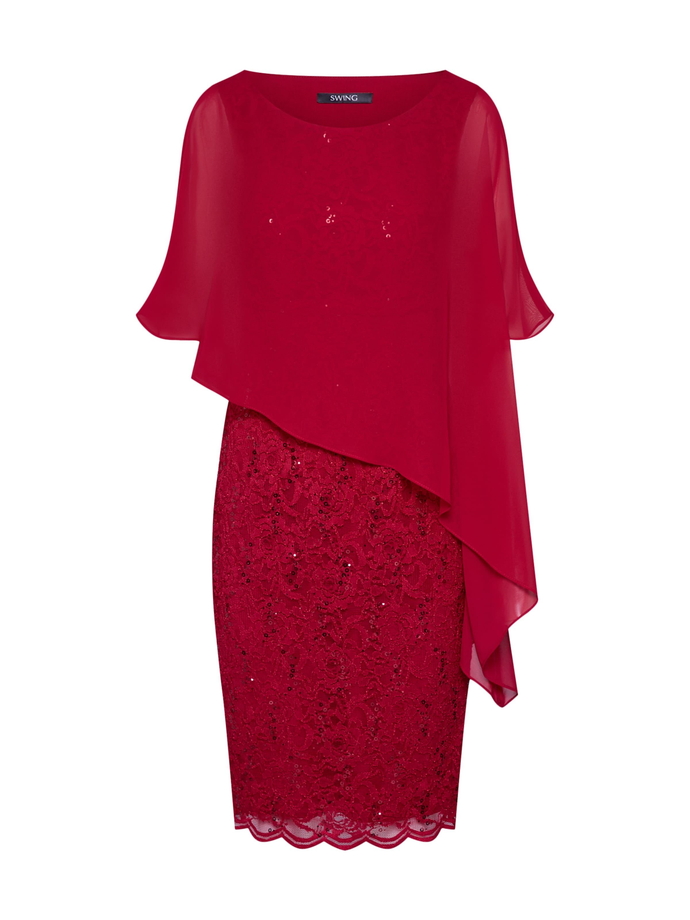 SWING Kleit, värv punane: eest vaates