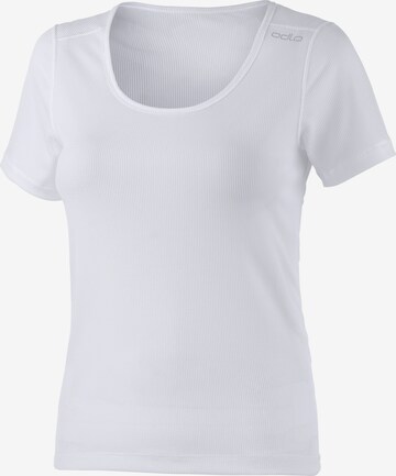 ODLO Functioneel shirt 'Cubic' in Wit: voorkant