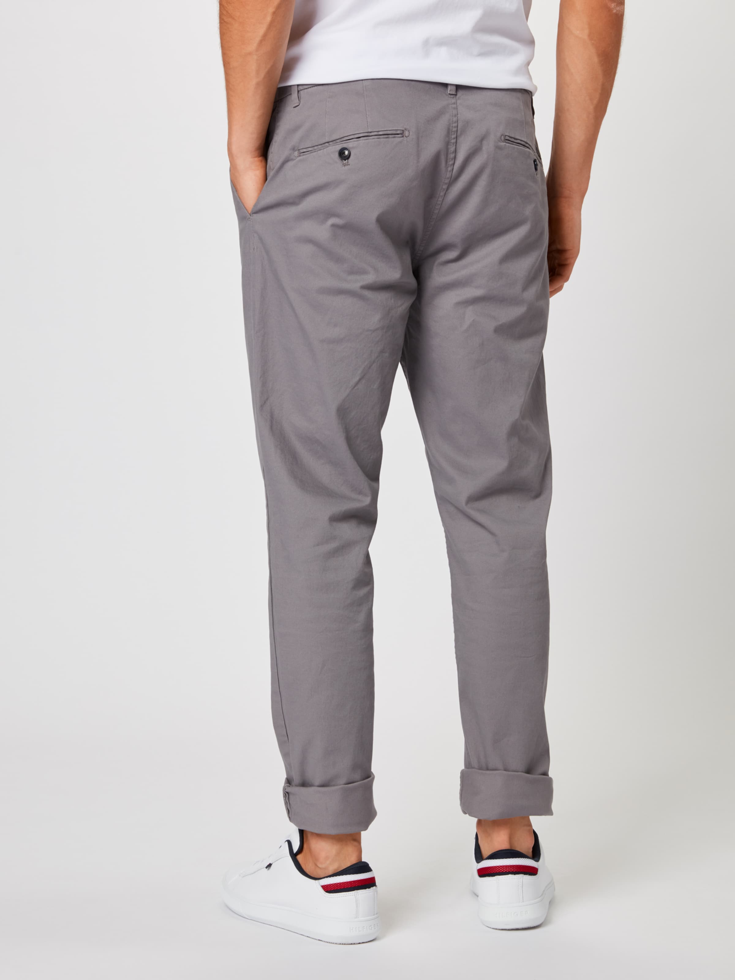 SCOTCH & SODA Chino 'Stuart' in de kleur Grijs: Achteraanzicht