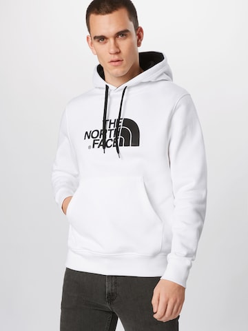 THE NORTH FACE Regular fit Sweatshirt 'drew peak' in White: front