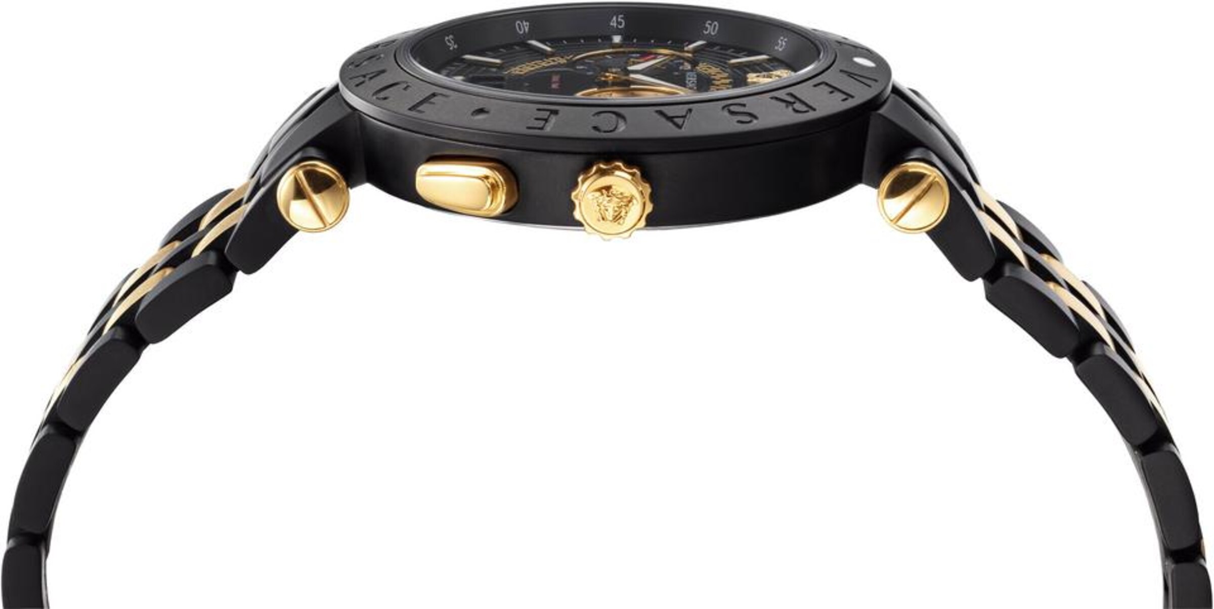 VERSACE Analoog horloge in Zwart