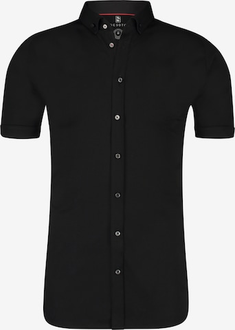 DESOTO Button Up Shirt in Black: front