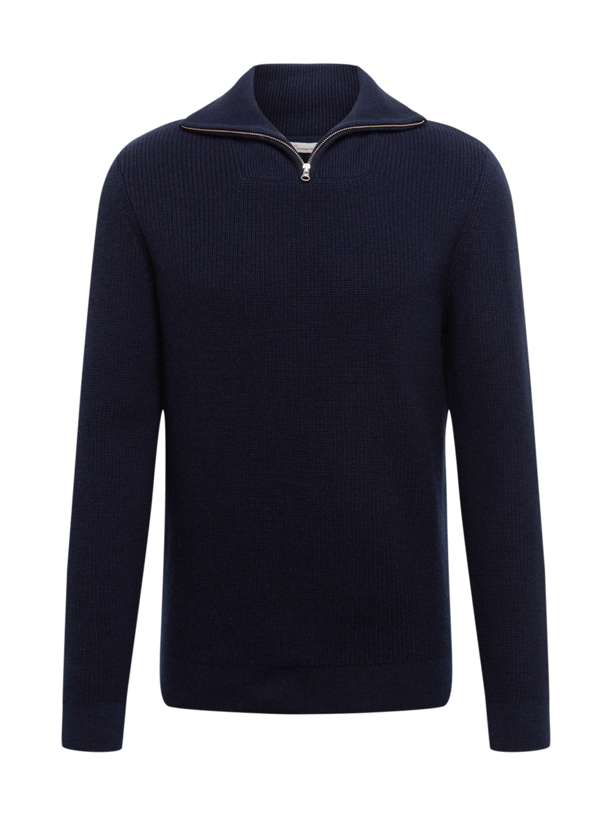 KnowledgeCotton Apparel - Trui in de kleur Donkerblauw