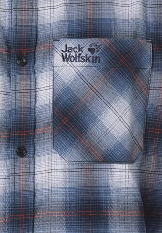 JACK WOLFSKIN Regular Fit Hemd 'Light Valley' in Blau