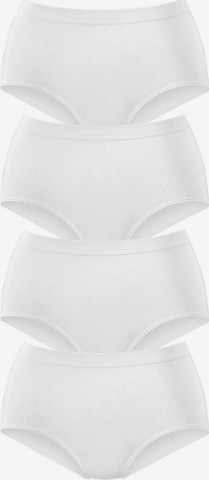 PETITE FLEUR Boyshorts in White: front