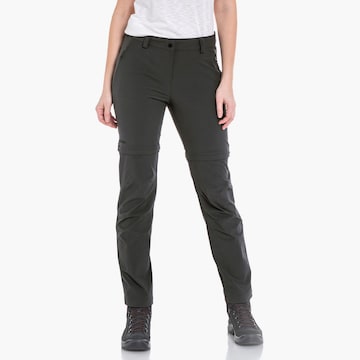 Regular Pantalon outdoor Schöffel en gris : devant