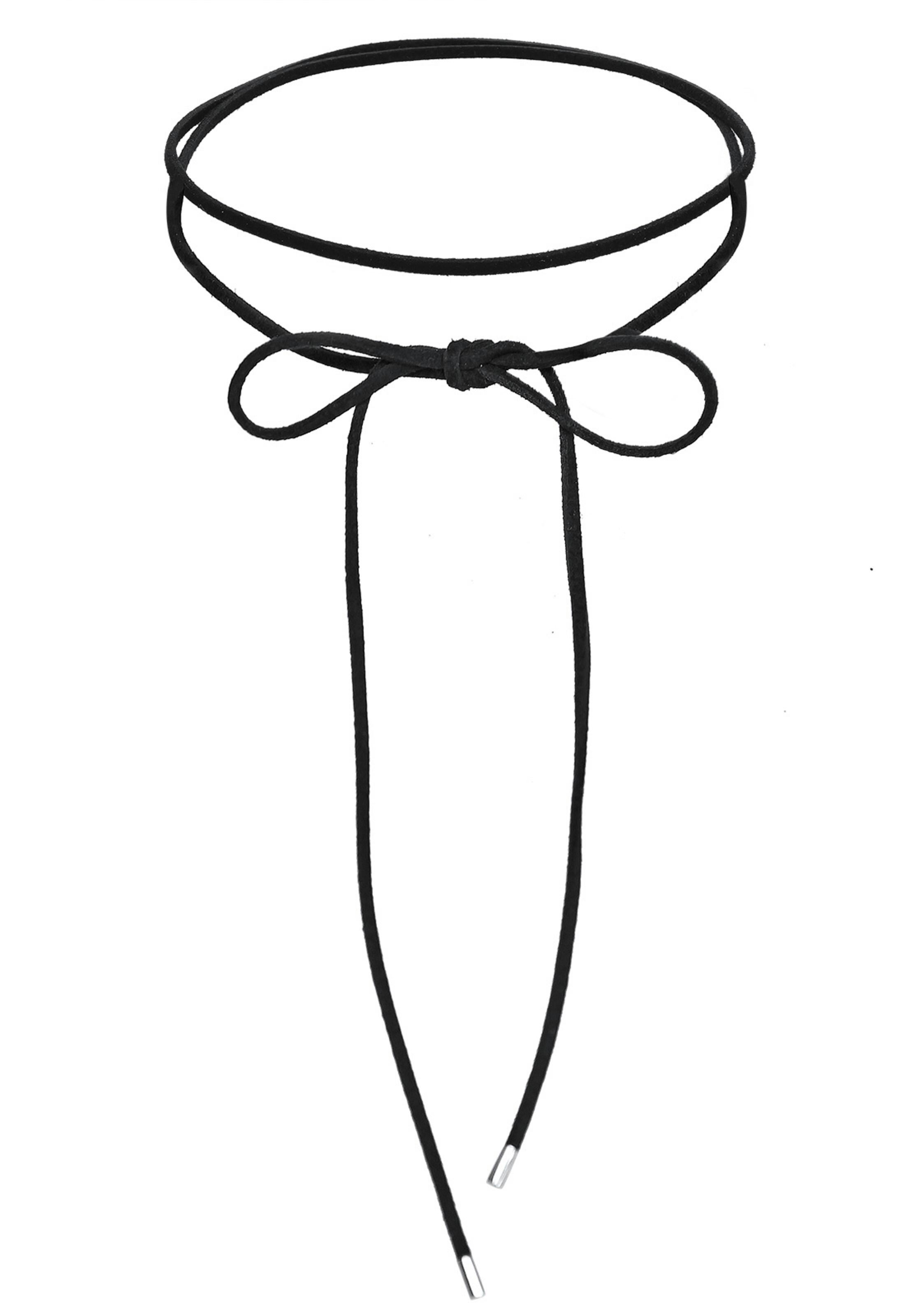 ELLI Kæde 'Schleife' i sort: forside