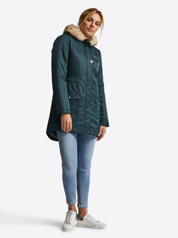 Dorothy Perkins Parka przejściowa 'LUXE' w kolorze zielony: przód