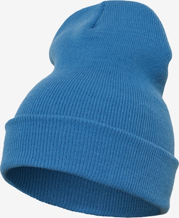 mėlyna Flexfit Megzta kepurė 'Yupoong': priekis