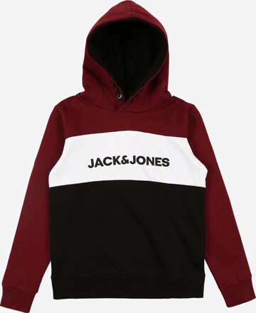 Jack & Jones Junior Sweatshirt i röd: framsida