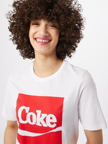 ONLY Shirt 'ONLCoke' in Weiß