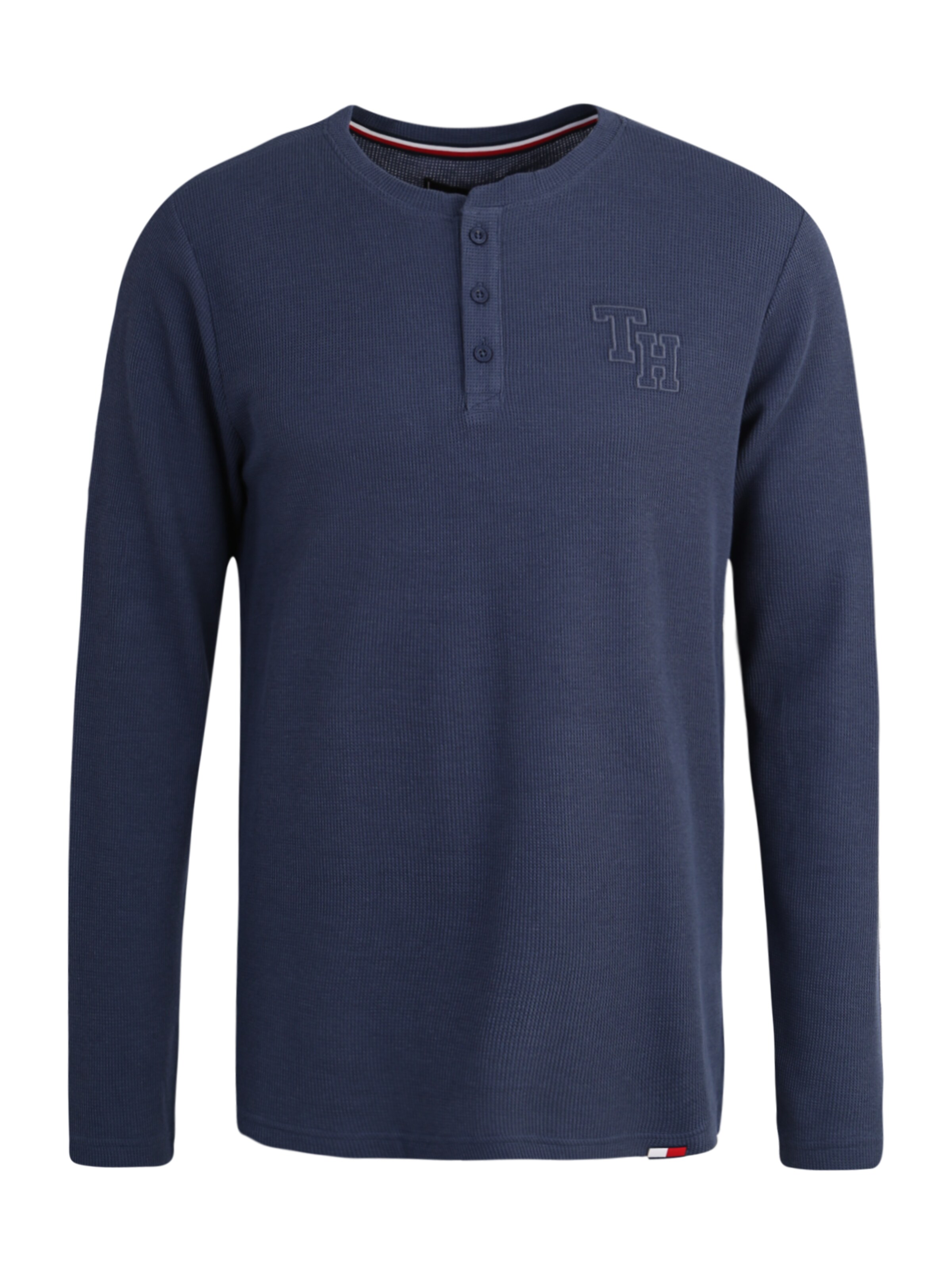 Tommy Hilfiger Underwear - Shirt 'LS HENLEY' in de kleur Blauw