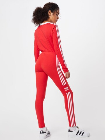 ADIDAS ORIGINALS Skinny Legginsy w kolorze czerwony