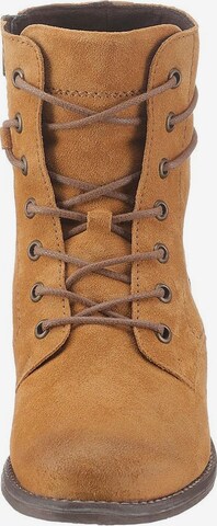 JOSEF SEIBEL Lace-Up Ankle Boots 'Sienna' in Brown