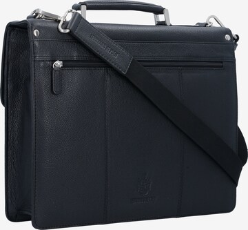 LEONHARD HEYDEN Document Bag 'Berlin' in Black