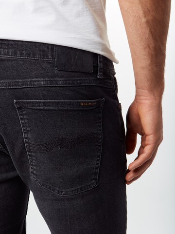 Nudie Jeans Co Skinny Farkut 'Skinny Lin' värissä musta