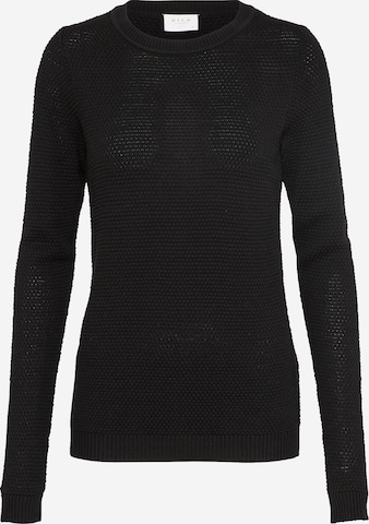 VILA Sweater in Black: front