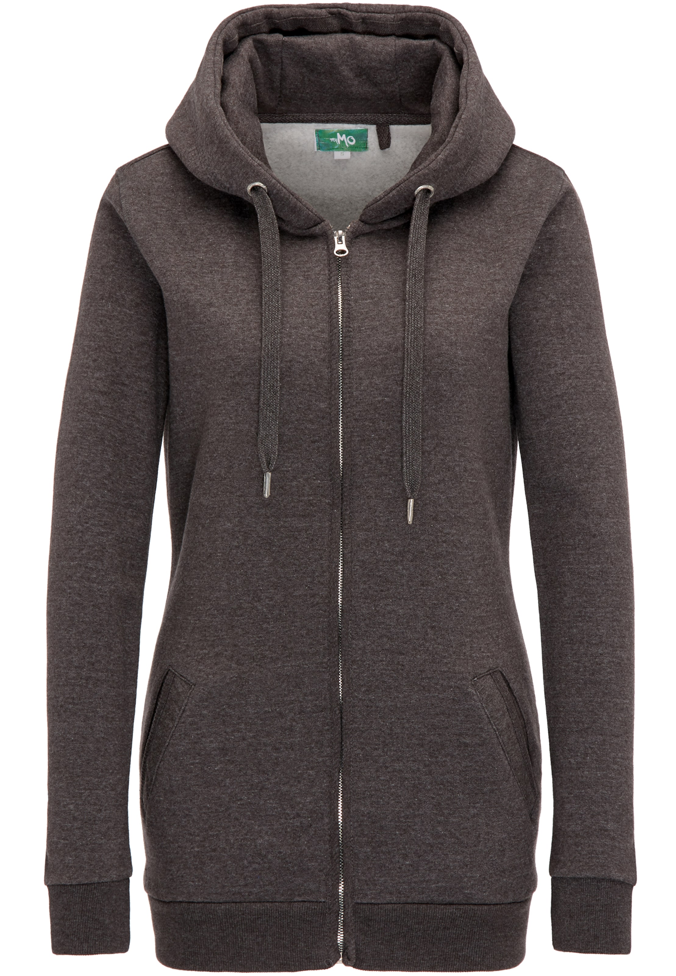 MYMO - Sweatvest in de kleur Antraciet