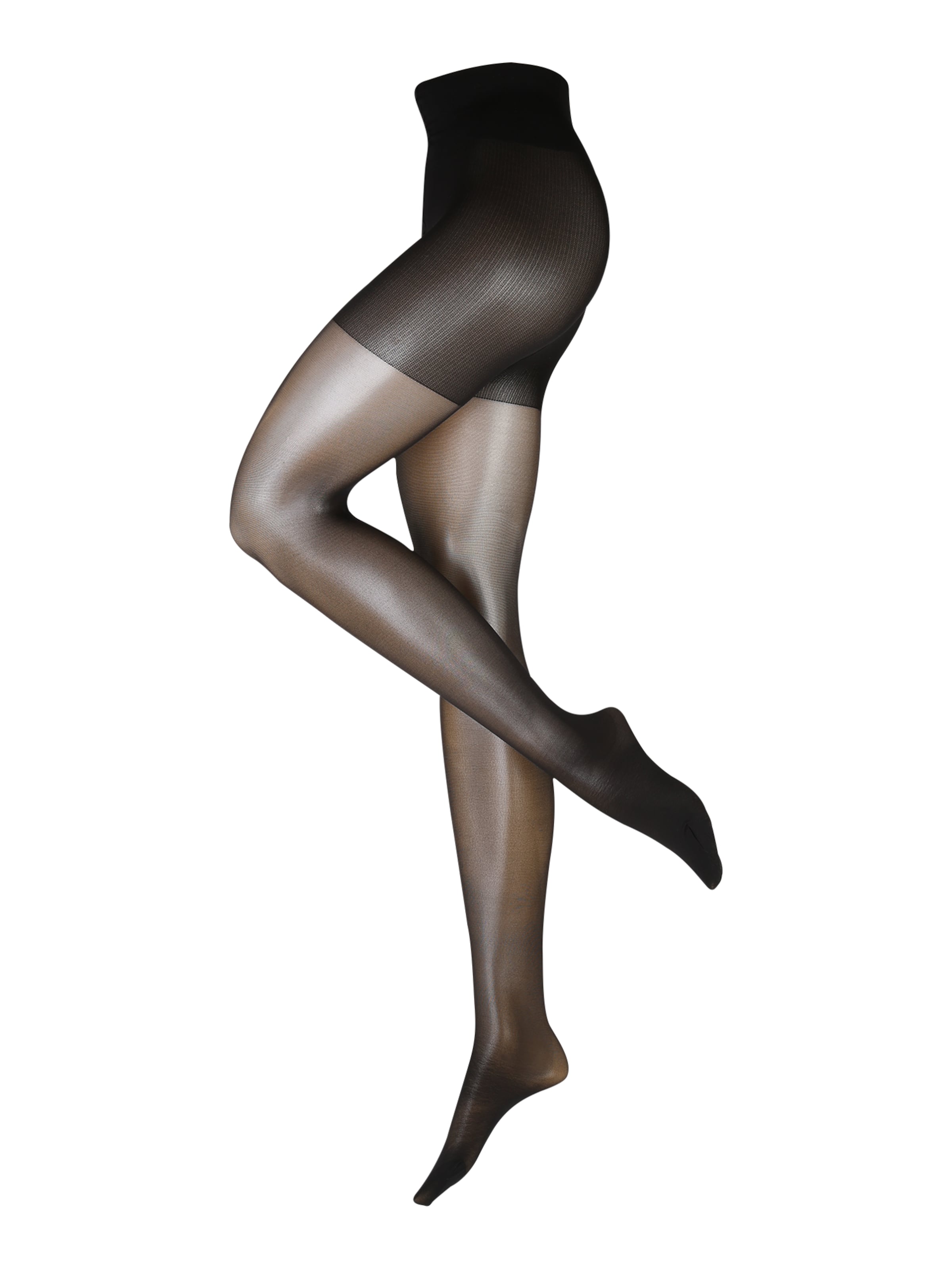 Swedish Stockings Фини чорапогащи 'Irma' в черно: отпред