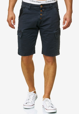 Regular Pantalon 'Hedworth' INDICODE JEANS en bleu : devant