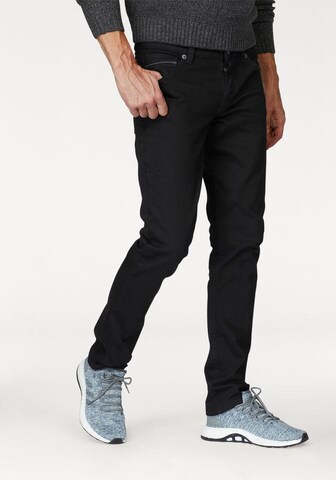 BRUNO BANANI Regular Jeans in Black: front