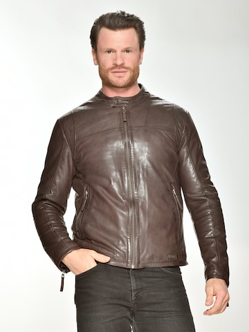 MUSTANG Between-Season Jacket ' Frederick ' in Brown: front