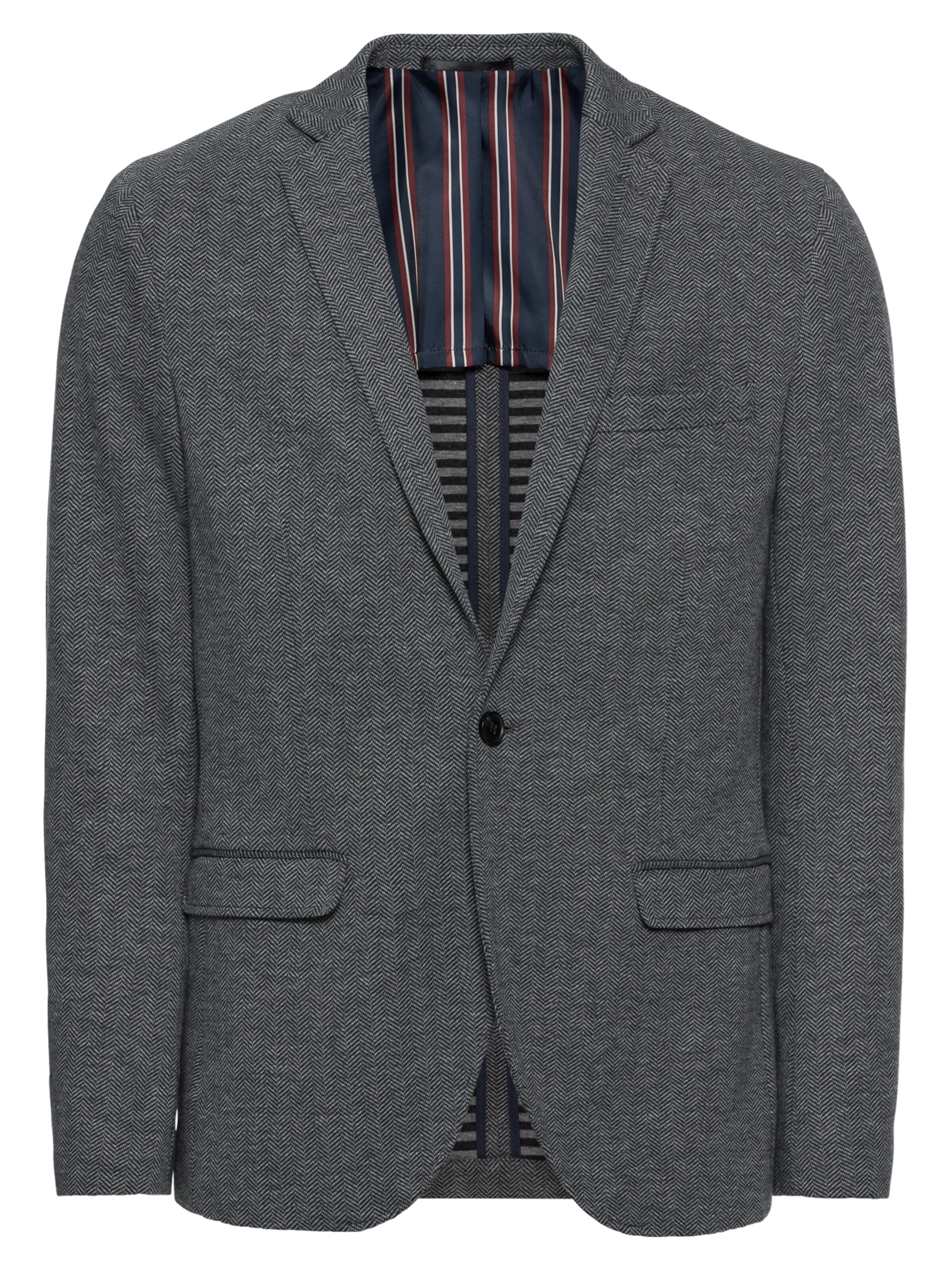 SELECTED HOMME - Business-colbert in de kleur Donkergrijs