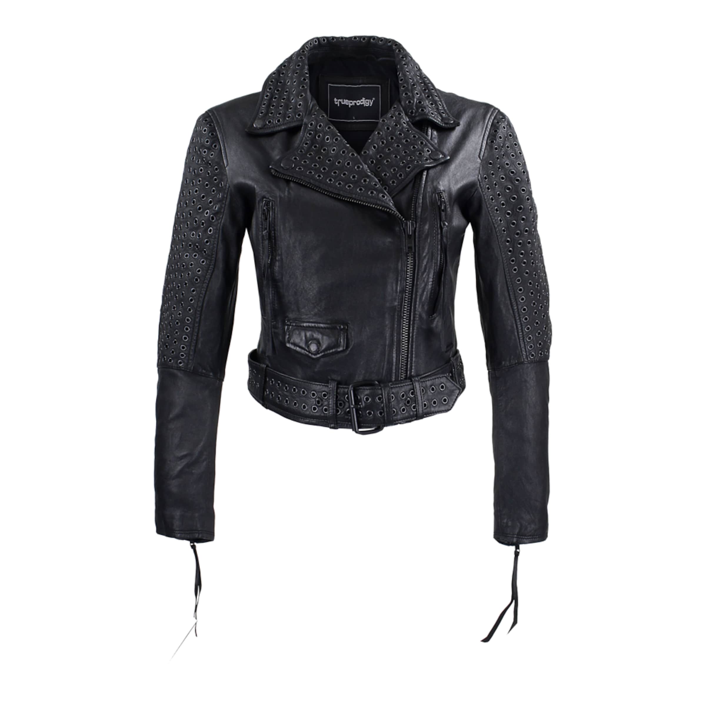 trueprodigy Välikausitakki 'Raven' värissä musta: etupuoli